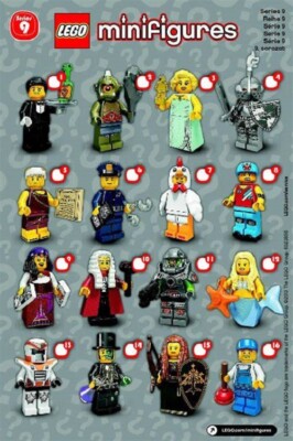 	Minifigures Series 9	